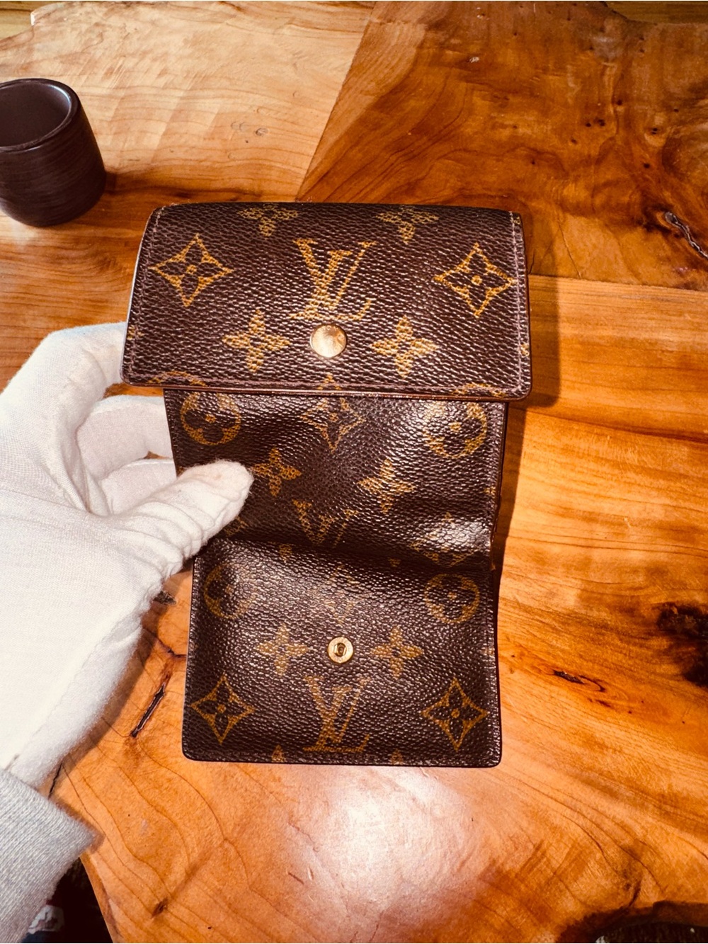 Louis Vuitton, Elise monogram, compact, vintage wallet - Picture 16 of 16